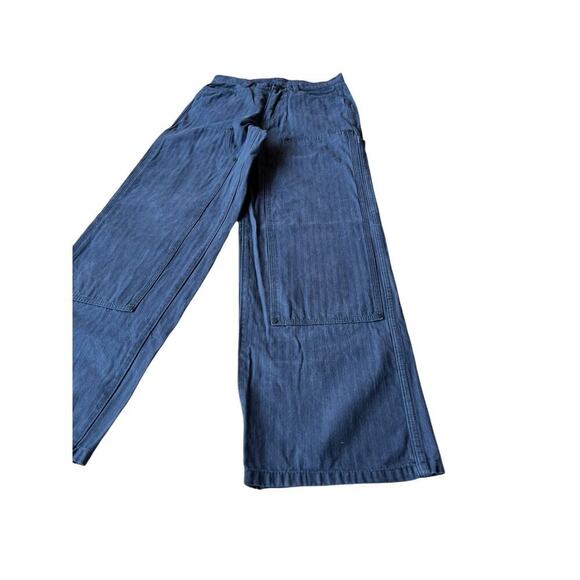 BRAIN DEAD - Women’s DOUBLE KNEE‎ UTILITY PANT - Carpenter - NAVY - size 25 - Picture 5 of 12